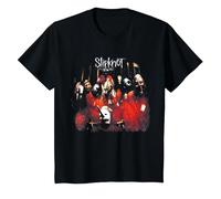 Slipknot Ufficiale Self Titled Maglietta, Bambini, Nero, 4 Anni