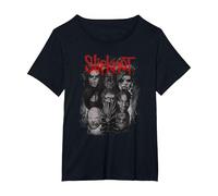 Slipknot Ufficiale We Are Not Your Kind Faded Maglietta, Donna Plus-Size, Nero, 4X