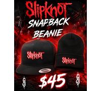 Slipknot V1 Patch Snapback Cappello + Beanie Nero Limited Release