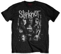 Slipknot 'WANYK White Splatter' (Nero) T-Shirt - NUOVO E UFFICIALE
