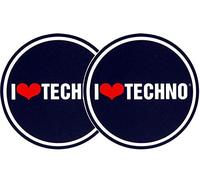 Slipmat della Factory I Love Techno Slipmat, 2 pezzi
