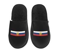Slippers Bandiera Della Chiesa Ortodossa Serba Lavabili Pantofole Comode Scarpe Di Cotone Per Unisex Hotel Casa M