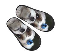 Slippers Cane Shih Tzu Stampato Eleganti Scarpe Da Casa Morbide Pantofole Per Hotel Esterno Unisex M