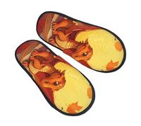 Slippers Drago Arancione Dei Cartoni Animati Comode Pantofole Lavabili Pianelle Per Casa Interno Hotel L