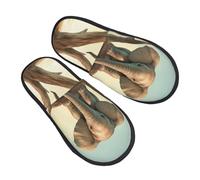 Slippers Piccolo Elefante Sull'Albero Antiscivo Ciabatte Eleganti Pantofole Per Invernale Unisex Hotel L