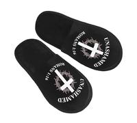Slippers Senza Vergogna Comode Scarpe Di Cotone Antiscivo Ciabatte Per Esterno Invernale Casa M