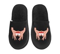 Slippers Tenendo L'Amore Nelle Tue Mani, Bandiera Della Polonia Morbide Pantofole Comode Pianelle Per Unisex Interno Hotel M
