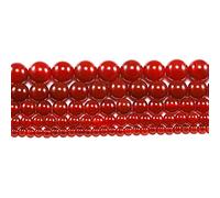 Slippy Pietra Naturale Agata Corniola Rossa Rotonda Perline Gemma Corniola Branelli Allentati del Distanziatore per Monili Che Fanno Braccialetto della Collana Fai da Te Clever