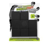 Slipstick GorillaPads CB142-16 - Set di 16 cuscinetti antiscivolo per mobili, 5,1 cm, quadrati, protezioni per il pavimento per mobili, nero, CB142-16