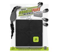Slipstick GorillaPads CB145-8 - Cuscinetti quadrati antiscivolo per mobili, colore nero, 6,3 cm, confezione da 8