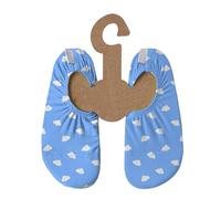 Slipstop Scarpe da spiaggia per bambini, antiscivolo, fattore di protezione solare 50+, Clouds, 30/32 EU