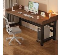 Slish & Functal - Scrivania rustica, versatile, per casa, ufficio, gaming e wortat esecutivo