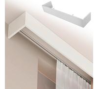 Slish - Pannello da soffitto per camera da letto e soggiorno, 4 m, accessori completi, soluzione moderna per il trattamento delle finestre per un elegante arredamento domestico