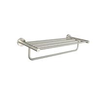 Slish - Set di portasciugamani da parete, accessori da bagno, tra cui portasapone, porta asciugamani e copertura per scatola di carta igienica - Ele Bathroom nizat & Decor