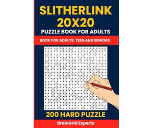 Slitherlink Puzzle Book for Adults - 200 Hard Logic Loop Puzzles (20x20 Grid): Tough Nikoli-Inspired Puzzles for Experienced Solvers