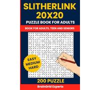 Slitherlink Puzzle Book for Adults - 200 Logic Puzzles from Easy to Hard (20x20 Grid): Also Known as Fences, Loop the Loop, Dotty Dilemma - Gradual Difficulty Japanese Logic Puzzles