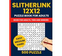 Slitherlink Puzzle Book for Adults - 500 Logic Puzzles from Easy to Hard (12x12 Grid): Also Known as Fences, Loop the Loop, Dotty Dilemma - Challenging Japanese Logic Puzzle Book
