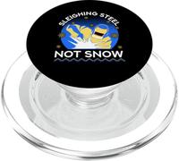 Slitta Acciaio Non Saldatore Neve Saldatura Natale PopSockets PopGrip per MagSafe
