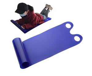 Slitta arrotolabile portatile - Tappeto volante flessibile per e neve, tappetino scorrevole resistente con manici di trasporto, divertimento all'aperto in inverno ed estate, tavolo da slitta L