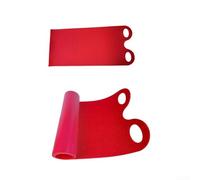 Slitta da neve arrotolabile per tappeti volanti, slitta da spiaggia, sabbiera portatile, materiale PE+EVA, per bagagliaio di piccole dimensioni, per bambini e adulti (retro rosso)