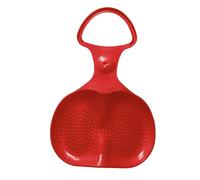 Slitta da neve, grande, in plastica, per bambini, con manico, portatile, invernale, per neve, erba, sabbia, per ragazzi e ragazze (2, rosso)