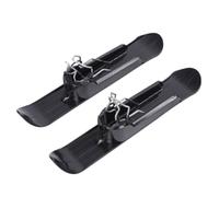 Slitta da neve per bambini, 1 paio di scooter da neve, kit di conversione da slitta, per ciclismo invernale, attacco per sci per bambini, scooter per auto, accessori a due ruote