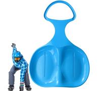 Slitta Da Neve Per Bambini - Toboga Invernale In PE Resistente | Slitta Da Neve Per Esterni Colori Vivaci Con Fune | Divertimento Sicuro PeRr Bambini E Adulti, Design Ad Alto Attrito 56,5x38x3 Cm