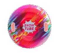 Slitta gonfiabile da neve, grande e confortevole, resistente, anti ribaltamento, per sport invernali, slitta all'aperto, di neve, attività divertenti per la famiglia, per bambini e adulti