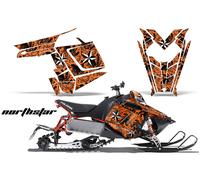 Slitta Grafica Decalcomania Per Polaris pro-R , Rmk , Corsa, a Tornanti, Assalto