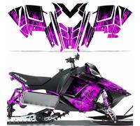 Slitta Grafica Decalcomania Per Polaris pro-R ,Rmk ,Corsa,a Tornanti,Assalto,