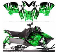 Slitta Grafica Decalcomania Per Polaris pro-R , Rmk , Corsa, a Tornanti, Assalto
