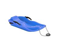 Slitta in plastica blu per bambini con corda traino divertimento invernale