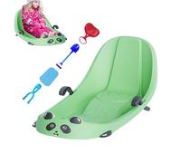 Slitta per bambini, schienale integrato, accessori sportivi | Freno integrato per bambini in età prescolare per bambini in età prescolare Snowy Hills Park Backyard Playground