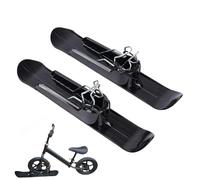 Slitta Per Bici Da Neve - Ferro ABS 20,8x3,7 Pollici | Slitta Da Sci Per Scooter Portatile | Snowboard 2 In 1 Per Bambini Balance Bike Passeggino Sci Per L'inverno Outdoor Downhill Flat Sandy Grass Ra