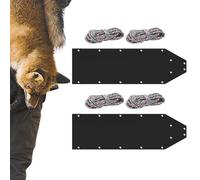Slitta per cervi drag, cervi game furgoni, Heavy Duty Dead Deer Game Transporter per la caccia, imbracatura spessa, resistente alle lacrime, più per il trasporto di legna da ardere