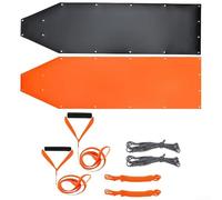 Slitta portatile per trascinamento dei cervi con profilo compatto e resistenza affidabile per l'uso in backcountry dove portabilità e durata sono essenziali (arancione)