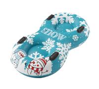 Slitta Rinforzata Per 2 Persone, Slitta Gonfiabile Doppia Con Ampio Schienale, Realizzata In PVC Resistente E Spesso | Grande Modello Di Boe, Per Il Libero Invernale All'aperto