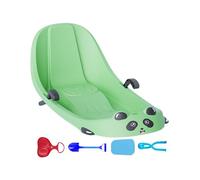 Slittini Per Bambini - Sport Invernale Adatto a Famiglie,Slittino Da Neve Esterno Con Freno,Per Freddo Bambine Bambini in Età Prescolare su Colline Innevate Parco Cortile Area Giochi