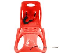 Slittino con Seduta Rosso 102,5x40x23 cm in Polipropilene