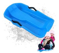 Slittino in plastica con schienale e freni