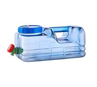Sliveal Tanica per acqua, 5 ~ 22 litri, con rubinetto da campeggio, per uso alimentare, a collo largo, senza Bpa blu, portatile, adatta per il campeggio e la guida (10 l (tipe3)