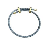 SLJYM 1 pz regolabile intrecciato otto caratteri fibbia braccialetto in pelle coppia uomo donna braccialetto gioielli accessori