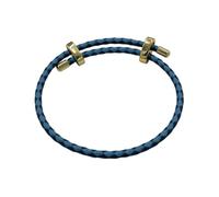 SLJYM 1 pz regolabile intrecciato otto caratteri fibbia braccialetto in pelle coppia uomo donna braccialetto gioielli accessori