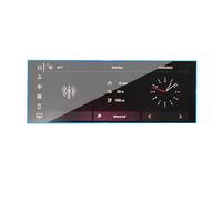 SLLGSDM Pellicola Protettiva Auto per Audi Q6 Le-TON 2025 Vetro Temperato, Navigatore Pellicola Protettiva Resistente Ai Graffi GPS Protezione Accessori Auto,Co-Pilot Screen Film