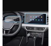 SLLGSDM Pellicola Protettiva Auto per VW Jetta VA7 2025, 10.1", 12.9" Vetro Temperato, Navigatore Pellicola Protettiva Resistente Ai Graffi GPS Protezione Accessori Auto