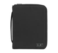 SLNT Essentials Tech Organizer con custodia Faraday per tablet e tasca con blocco RFID, custodia con schermatura del segnale per tablet e accessori, passaporto, carte di credito, anello a D