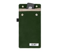 SLNT Signal Blocking Faraday Key Fob Case with Silent Pocket - Car Anti Theft Device Shields Against All Signal Types, Including RFID Blocking & Durable Faraday Bag, Fits most Keyfobs (Oliva, S)