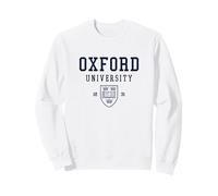 Slogan dell'Università di Oxford 1231 Collegiate Varsity Crest Felpa