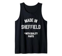Slogan Divertente Made in Sheffield Nato a Sheffield Canotta