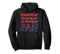 Slogan More Than A Game It Is Life Felpa con Cappuccio